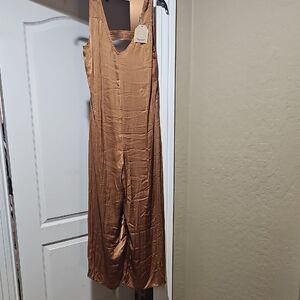 Kori Bronze Sleeveless Jumpsuit